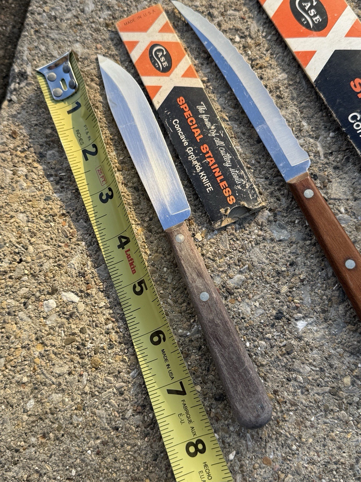 Lot of 5 Case XX Kitchen Knives: M 282-5”, M 283-8”, CAP 283-8”, M 284-9", +1