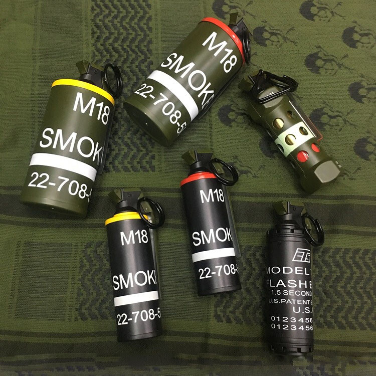 Cosplay Toy Model Paintball Game Flash Bang Dummy No function Metal