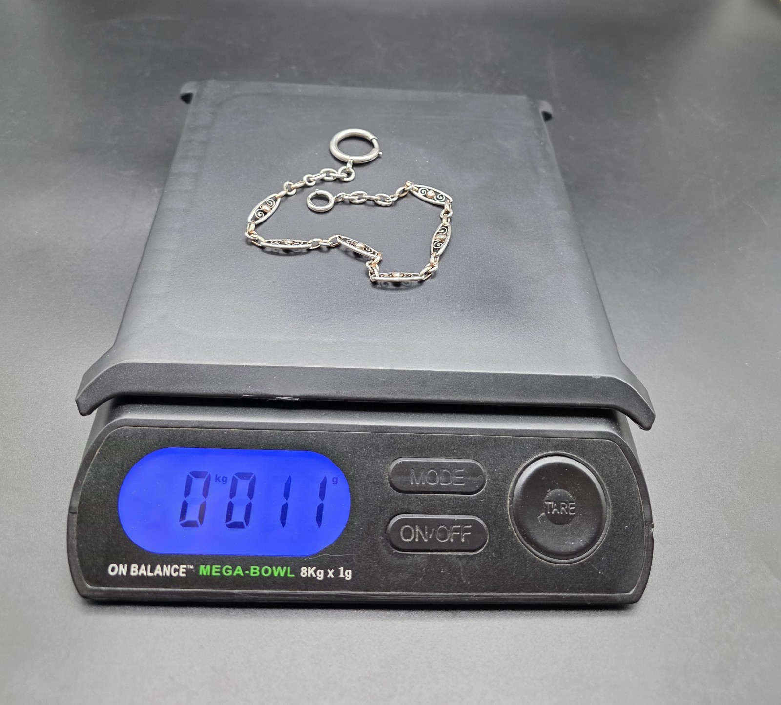 Antique Belle Époque Gilt Silver Pocket Watch Chain Albertina France c1900