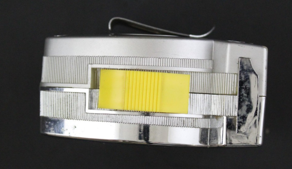 Vintage Stanley Powerlock Rule Tape Measure Am Radio - Works (E)