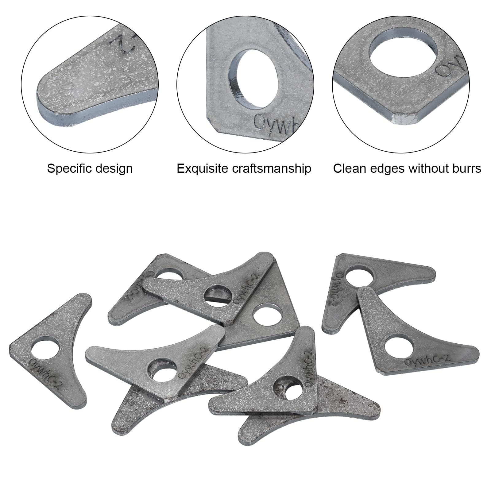Weld on Tabs, Steel Shock Basic Gussets Weld Tab, Universal Weld on Tabs Axle...