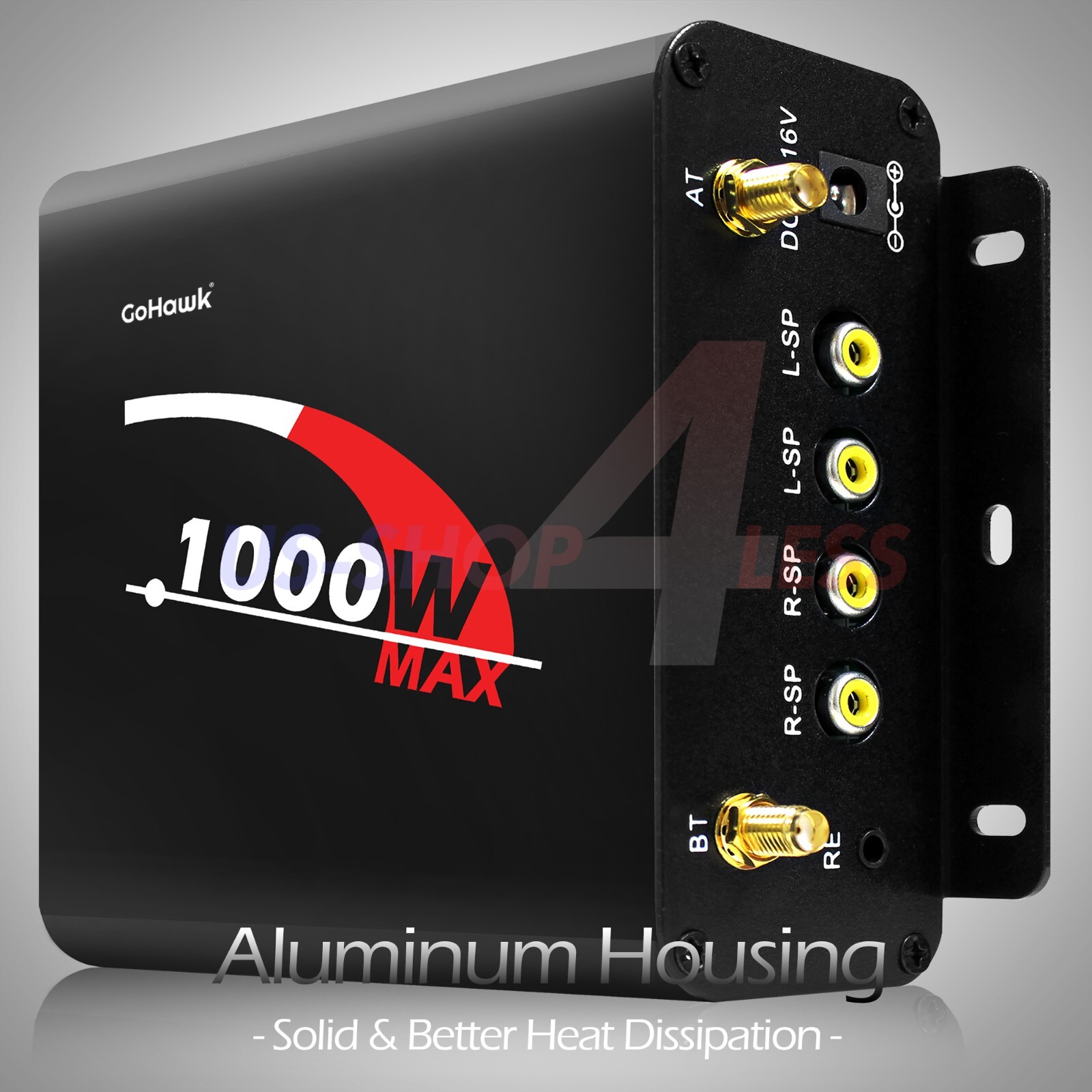 1000W AMP Waterproof Bluetooth Stereo 4 Speakers Audio Music System Radio Harley