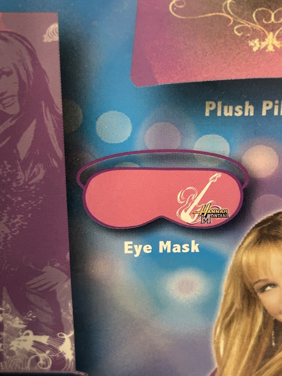 Disney Hannah Montana Slumber Pack w Tote Sleeping Bag Pillow Eye Mask Set NEW