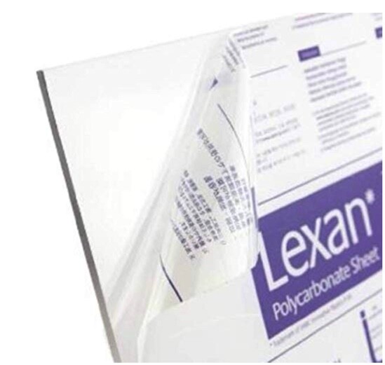 Polycarbonate Sheet Plastic Sheet, Choose Size, Thickness, Colors Gray & Clear