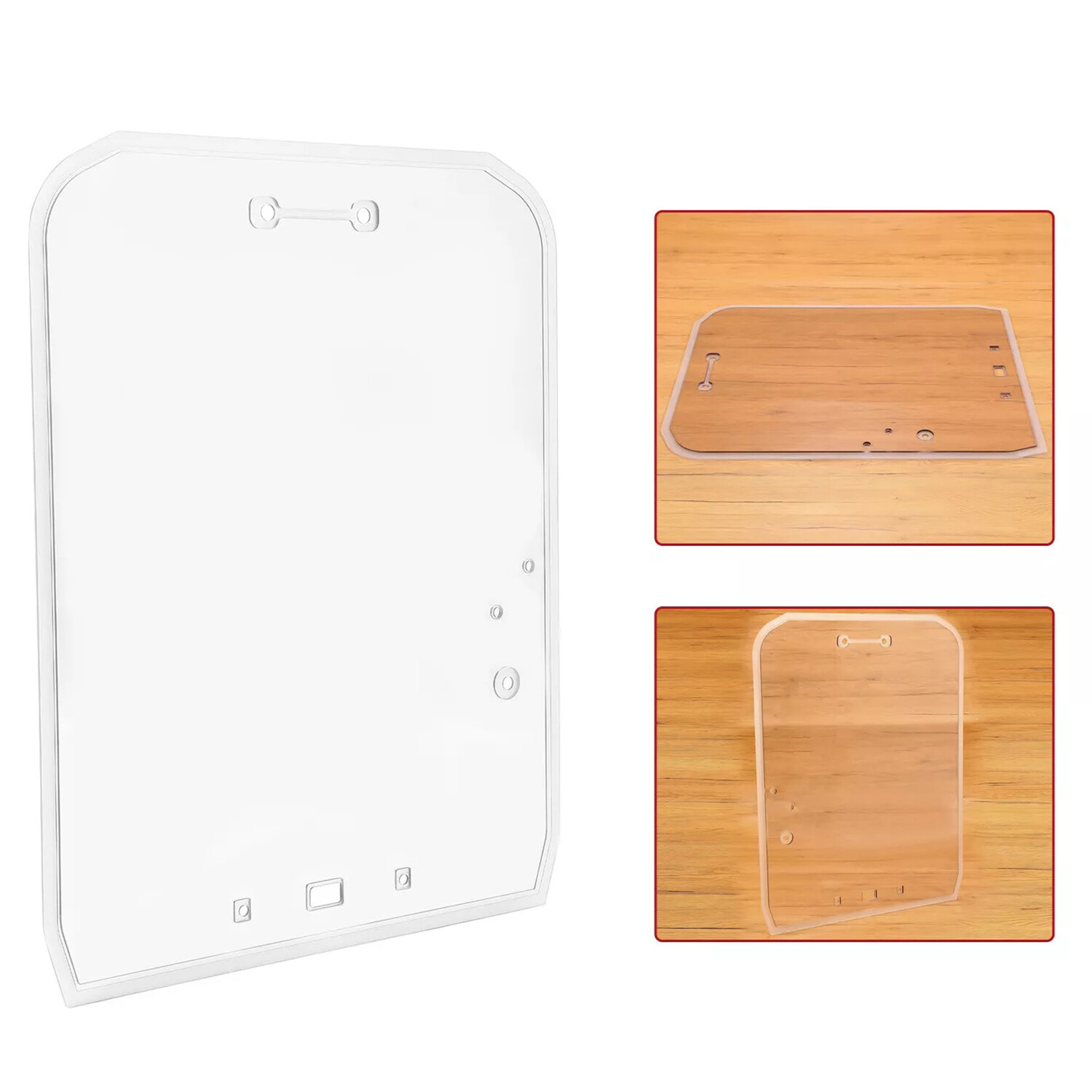 Fit For Kubota Loader SVL65 SVL75 SVL90 SVL95 SVL97 Polycarbonate Door glass