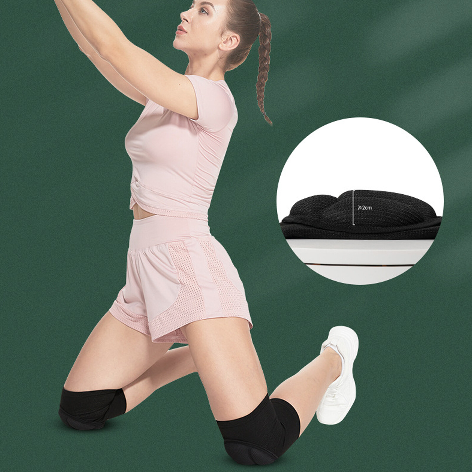 2 Pair Professional Knee Pads Leg Protector For Sport Work Flooring Construction