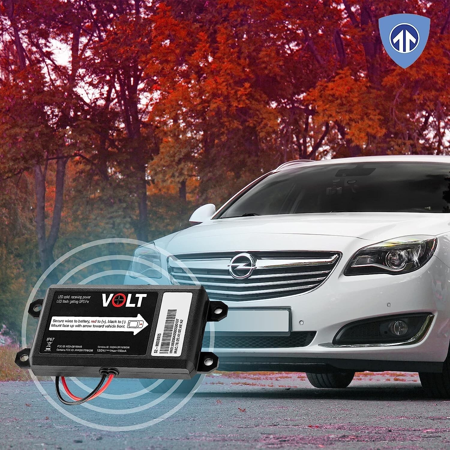 GPS Tracker for Vehicles with Real-time Alerts, 4G LTE - Livewire Volt