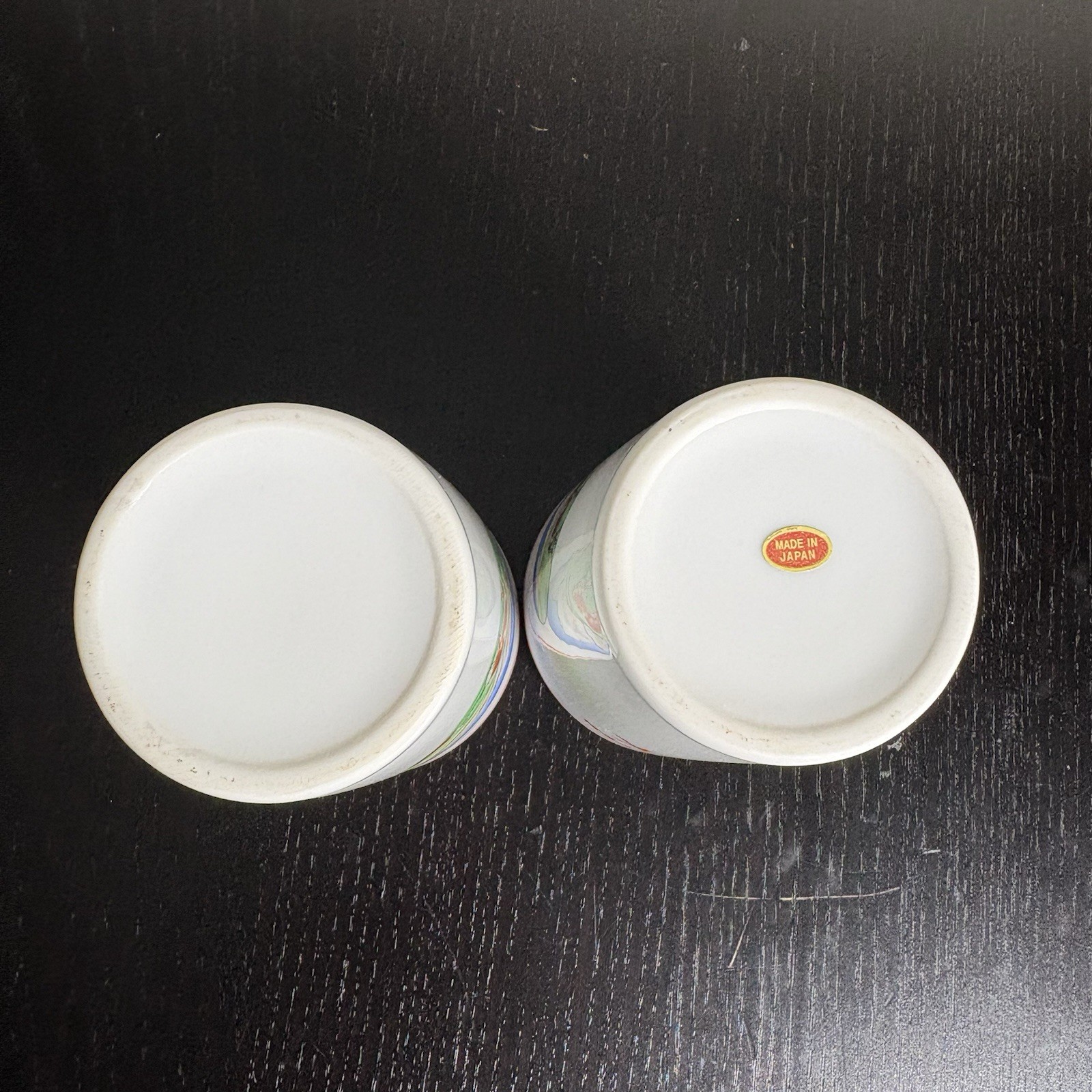 Vintage Lot 1940s/1950s BERNA MELK Dutch Porcelain Swiss Milk Advertising Cups