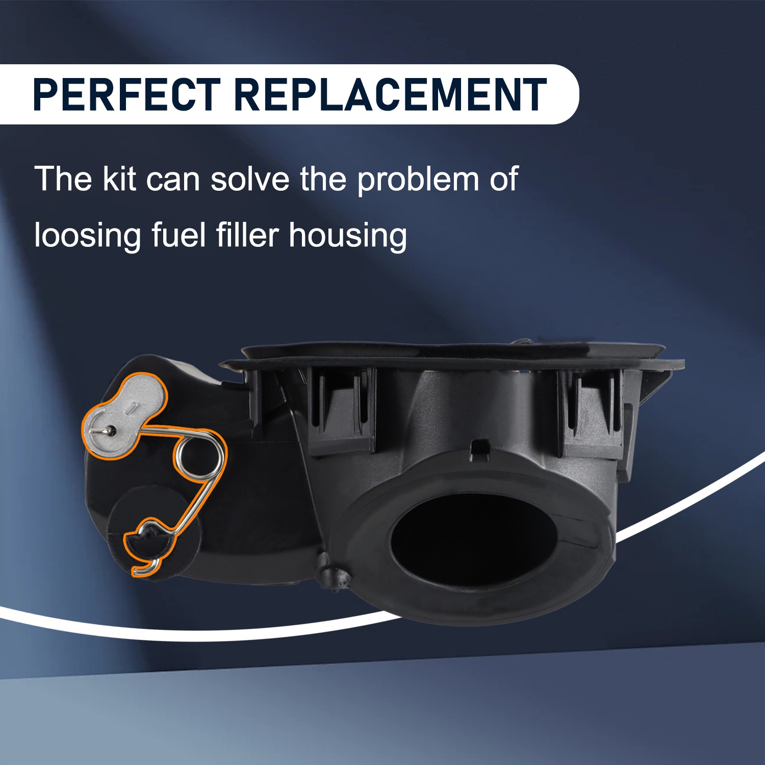 Fuel Door Pocket Repair Kit 1pc 77305-0C060 for Toyota Tundra 07-21