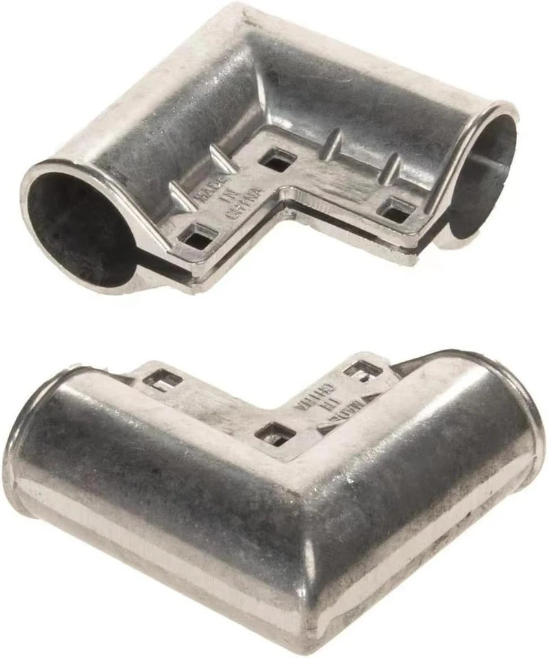 Chain Link Fence Gate Corner 1 3/8" x 1 3/8" Aluminum Gate Corner Gate Elbow, 4