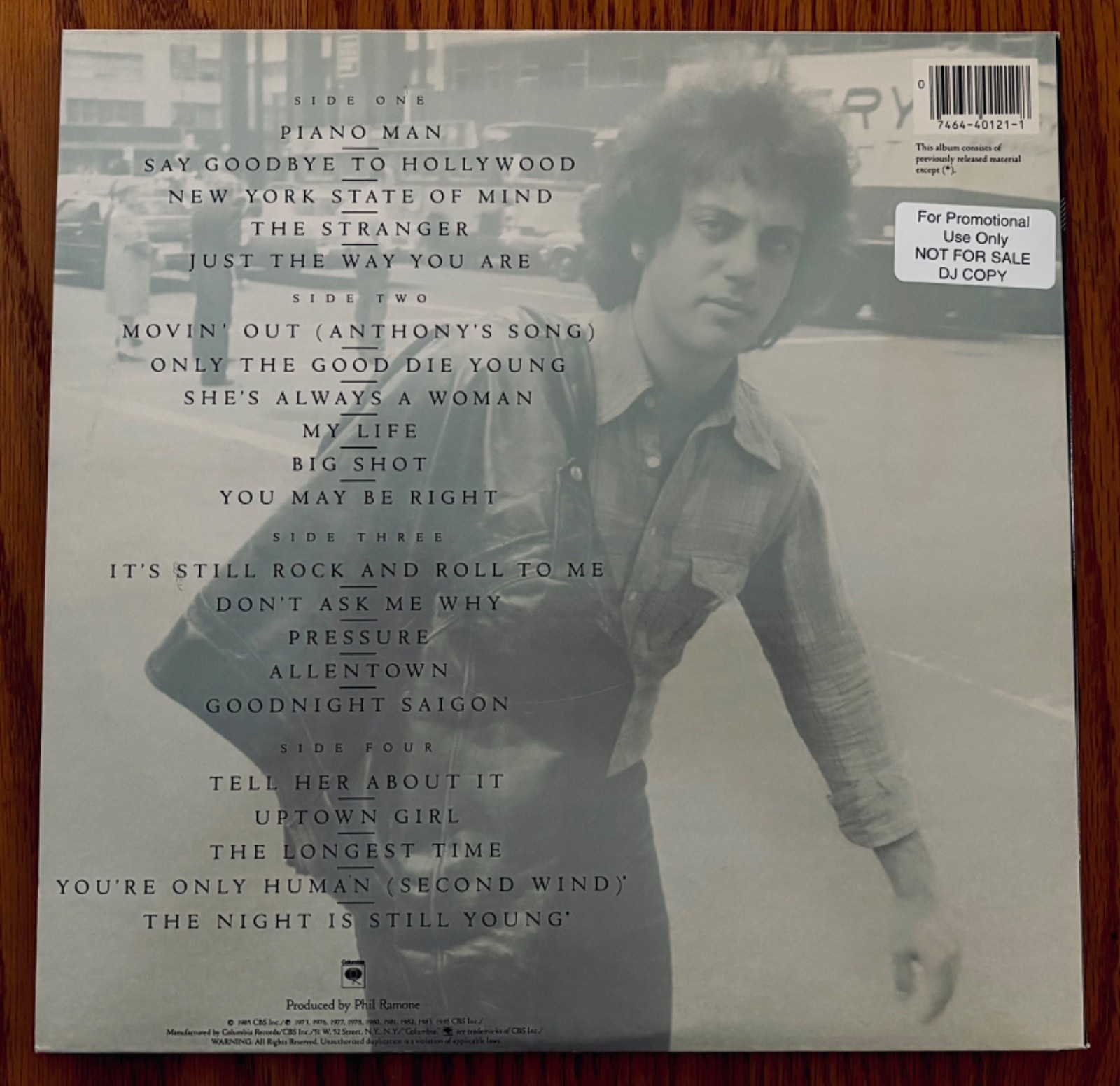 BILLY JOEL Signed GREATEST HITS VOL. I & II Promo/DJ Double Album~Near Mint