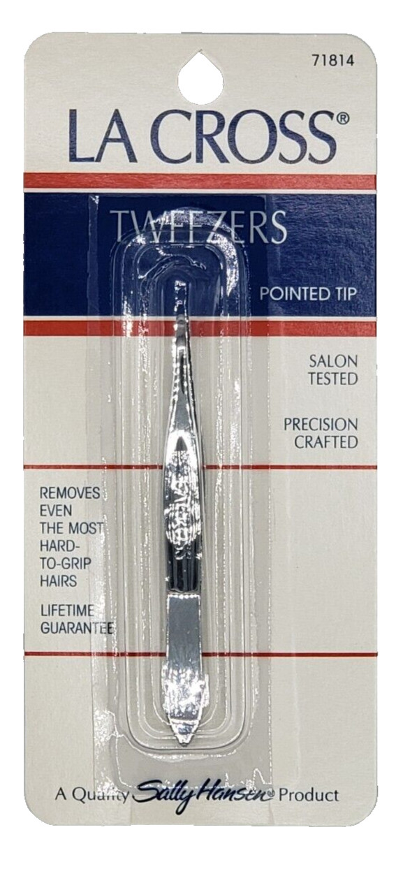 NEW La Cross by Sally Hansen Point Tip Tweezers- 71814