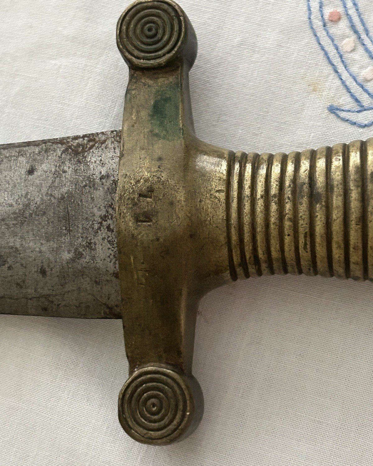 Antique US Civil War? French Artillery Short Sword W/Hallmarks