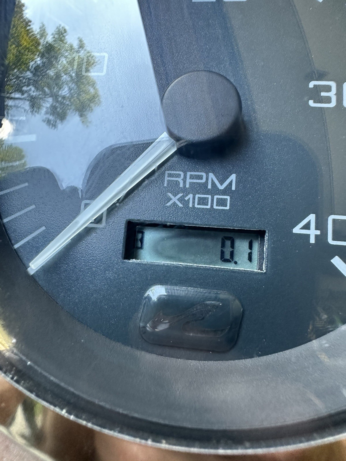 New Old Stock OEM SEA RAY 4K RPM GAUGE TACHOMETER LCD HOUR Meter 86274F