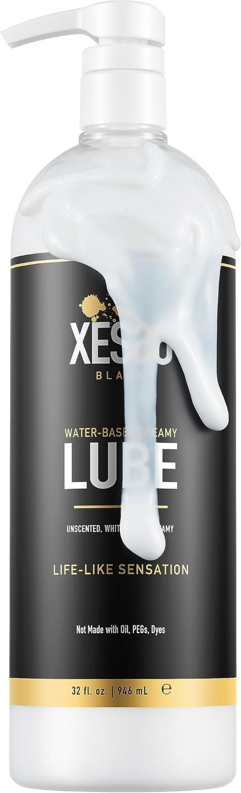 XESSO Water Based Creamy Cum White Lube Sex Unscented 4 8.3 16 32 oz MADE IN USA