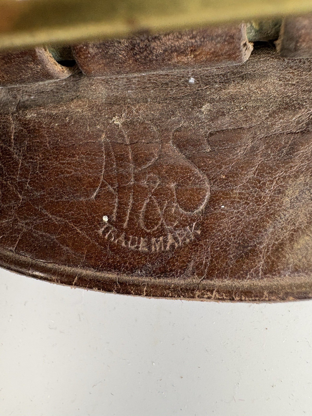 WWI US Army Officer Sam Browne Belw/ Shoulder Strap~AP&S Maker~Size 36