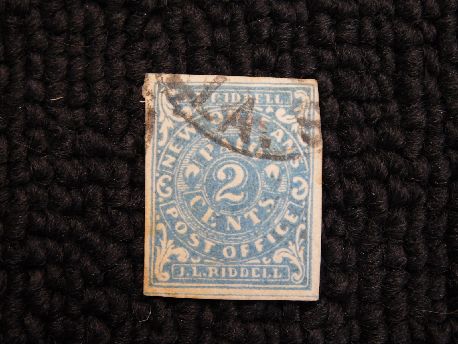 Confederate Postmaster Provisionals - 2 cent New Orleans - N.O Cancellation Mark