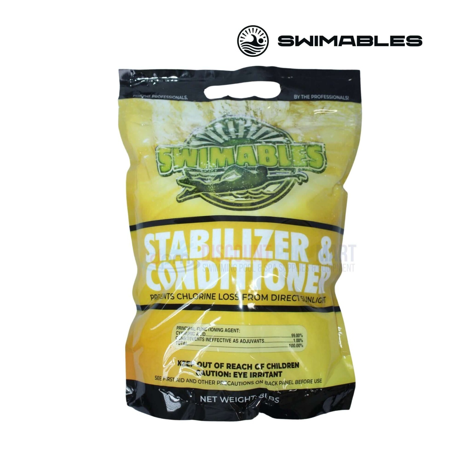 Pool Stabilizer and Conditioner for Swimming Pools/Spa | 99% Cyanuric Acid 8 Lbs