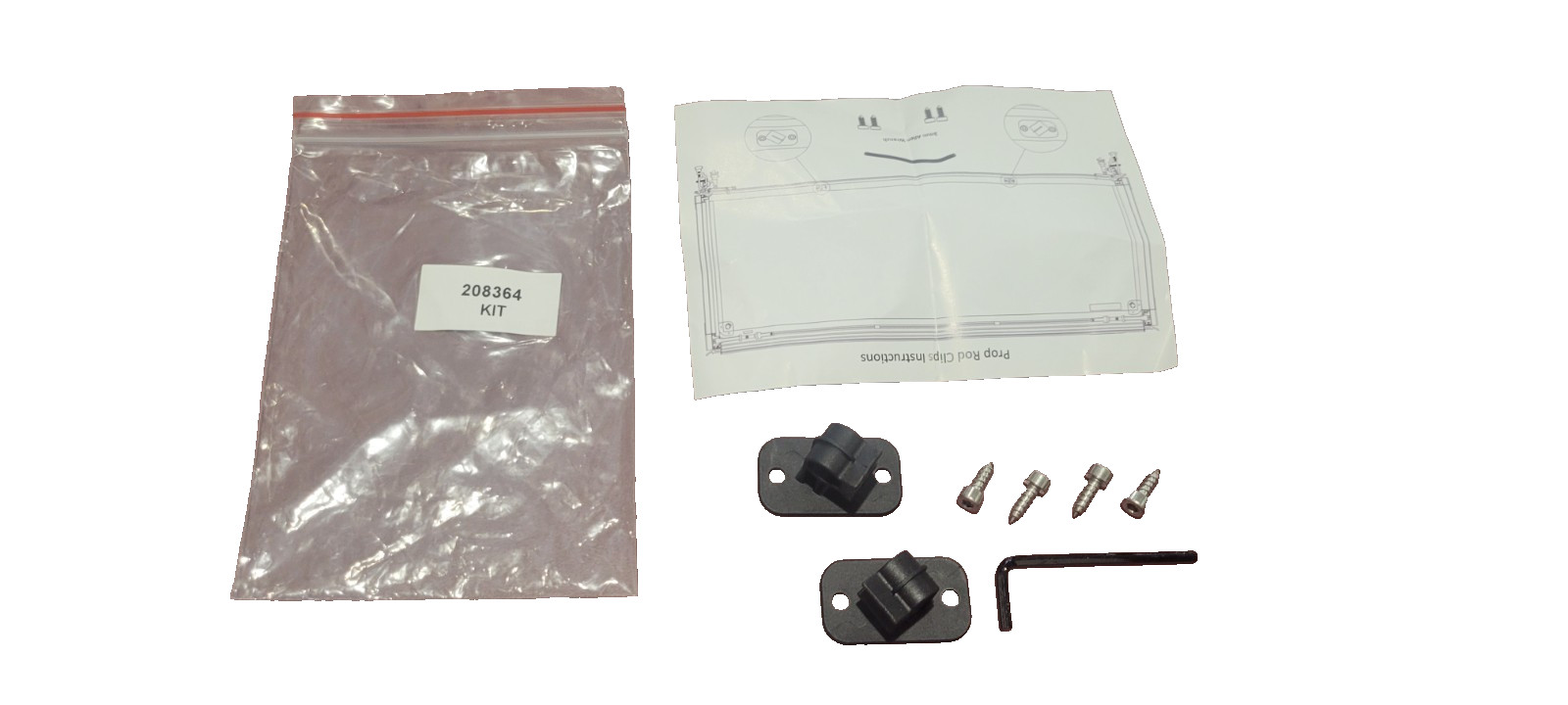 LEER Hard folding tonneau cover HF350M/HF650M replacement prop rod clip #208364