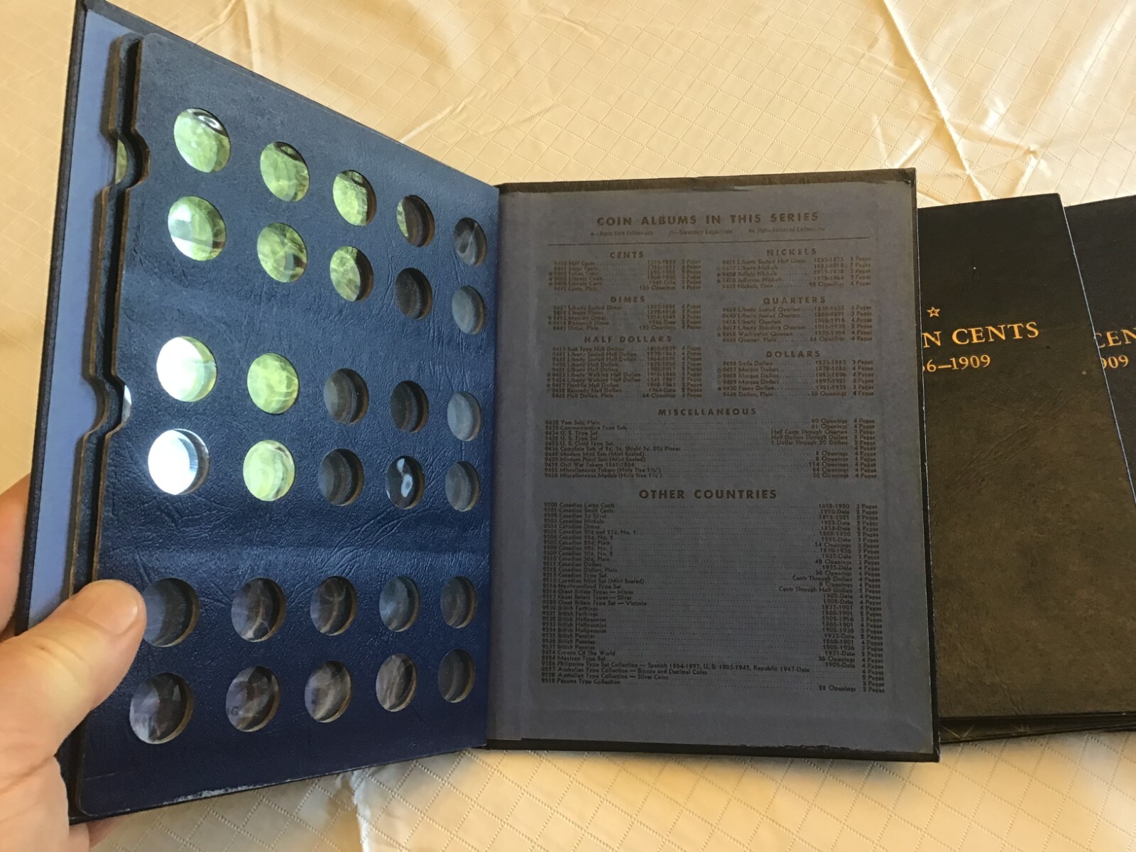 Fancy Whitman Classic Album #9402 Flying Eagle & Indian Head Cents 1856-1909