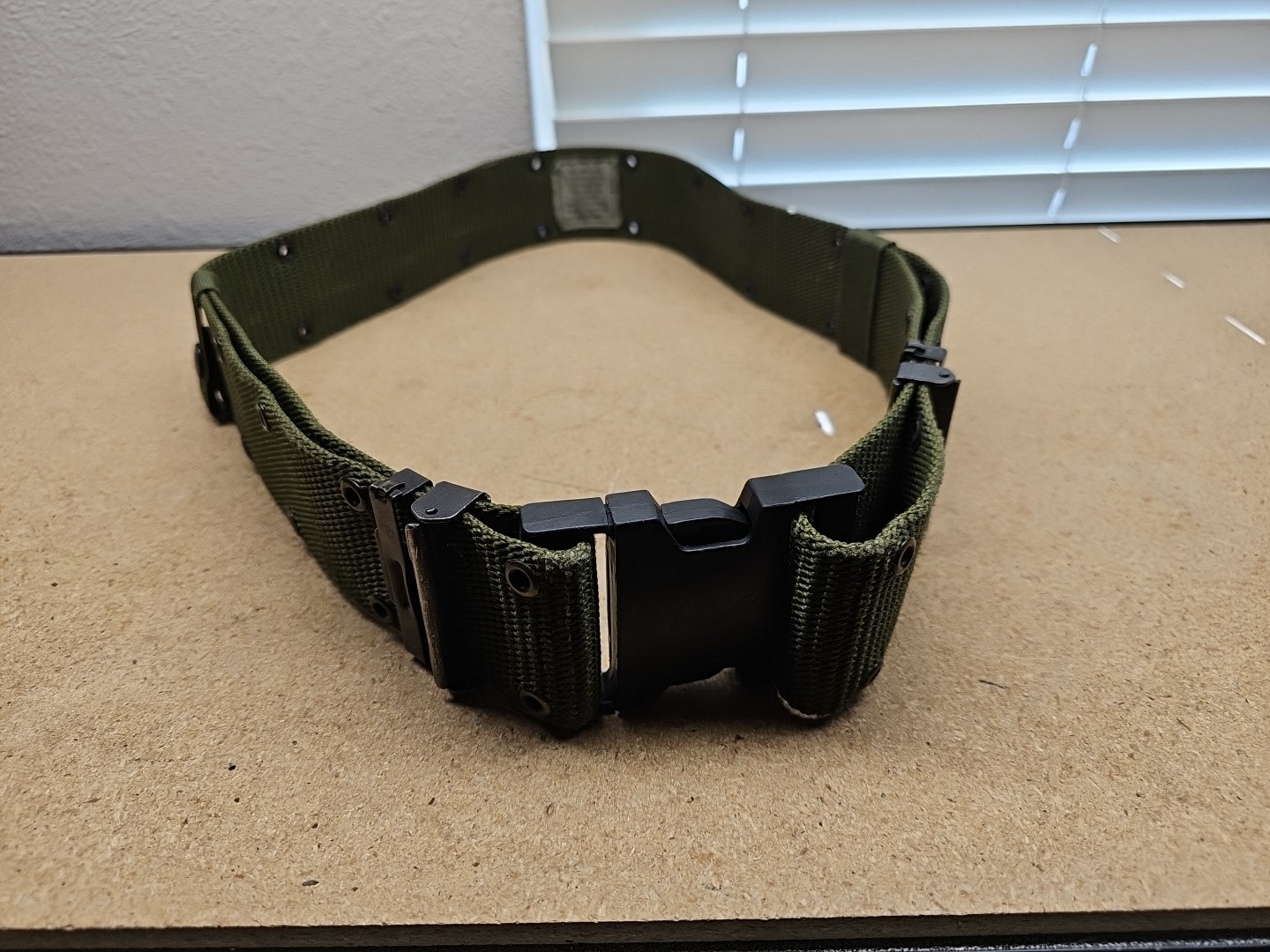 Large US Military Individual Equipment Belt ALICE LC-2 LC2 OD Green Army USGI E7