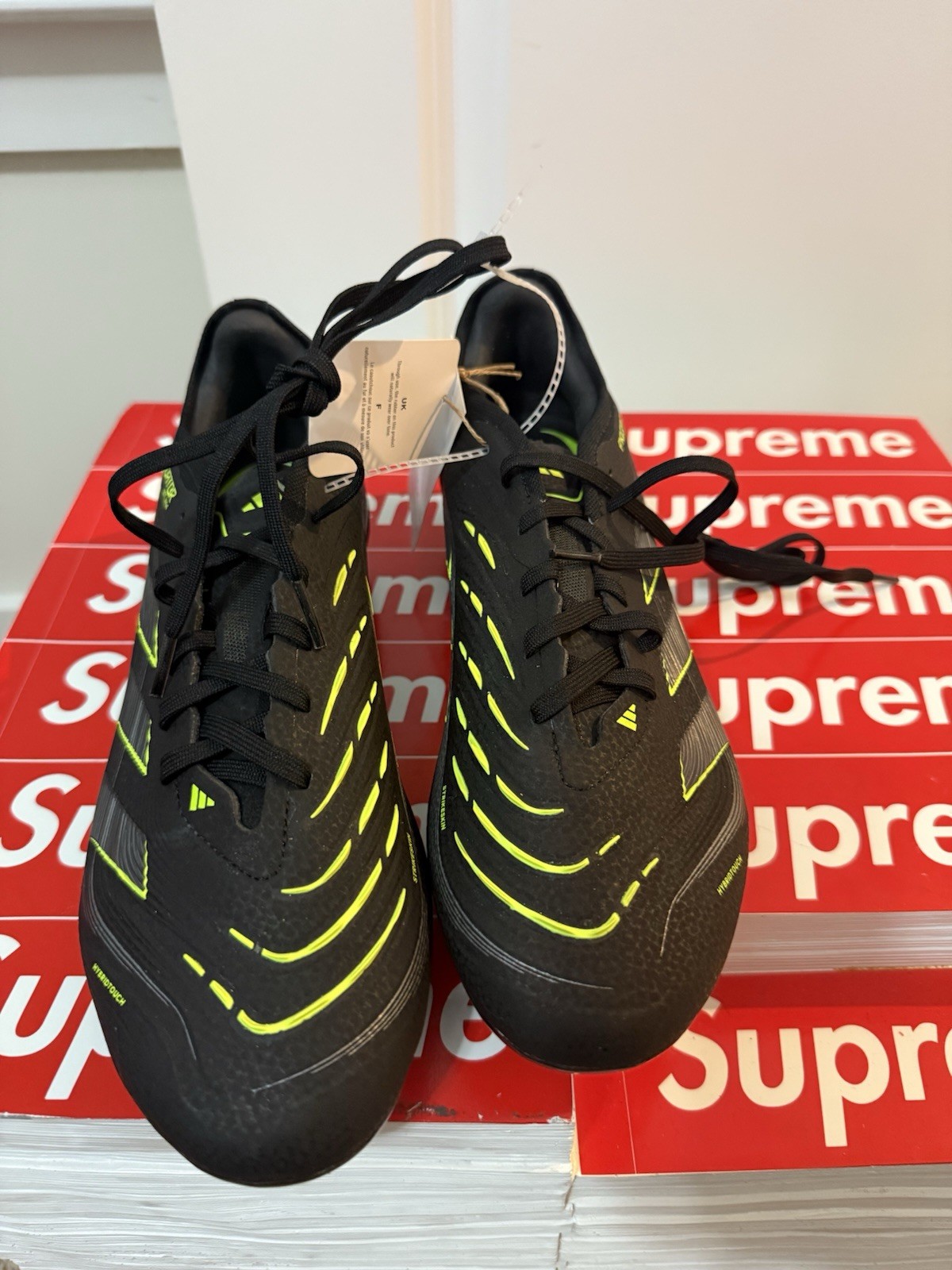 Adidas Predator Pro FG Electric Stealth Pack Soccer Cleats JI1197 Men’s Size 10