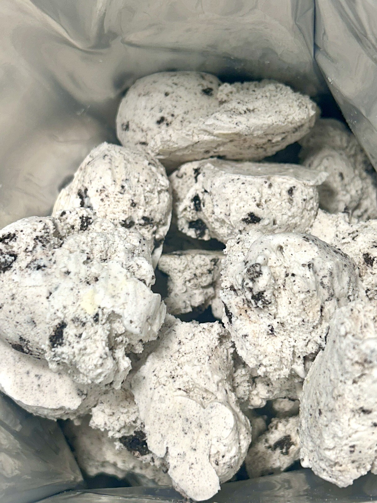 Freeze Dried Ice Cream Scoops Cookies and Creme *Pick Size* Made Fresh Each Day