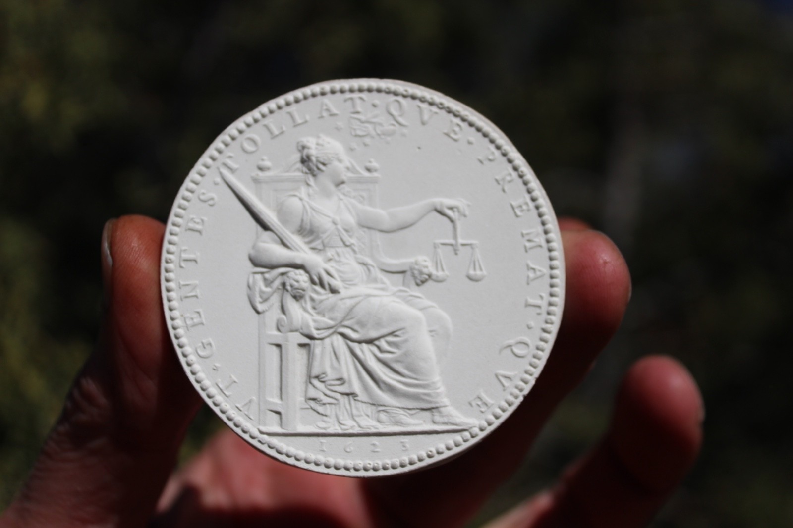 Art Medals Bronze Plaster CAST - SIGNED By Victor Brenner RARE - One Of A Kind!