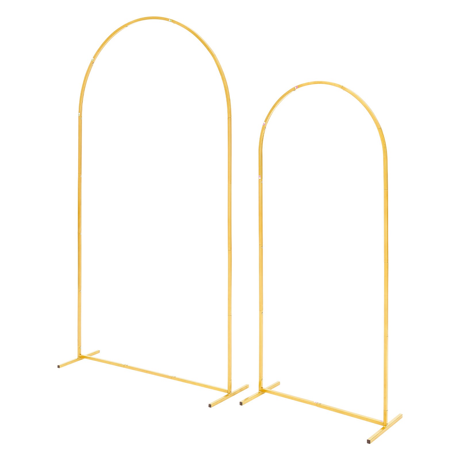 VEVOR Arch Backdrop Stand Metal Arch Backdrop Stand 7.2 ft and 6 ft Set of 2
