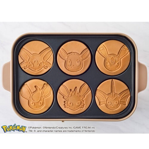 1 Day Ship New Pokemon BRUNO Eevee Friends Compact Hot Plate Japan Exclusive