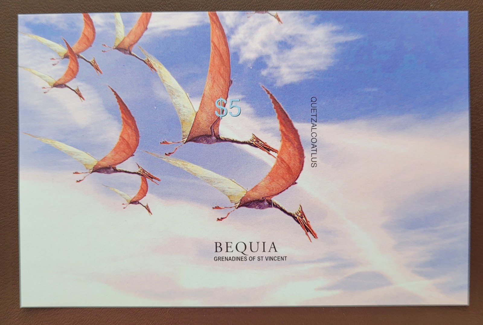 Bequia 2005 / Prehistoric Animals - Quetzalcoatlus / 1v impref ms