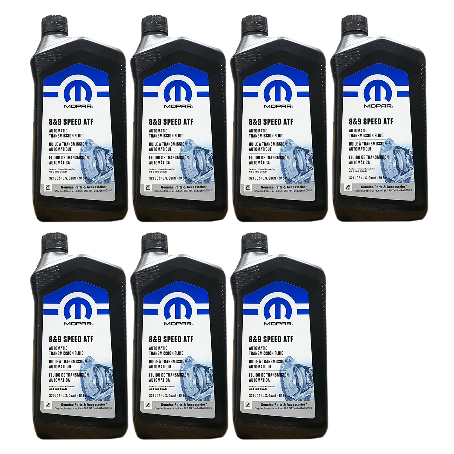 Mopar 68218925AB 8&9 Speed ATF Automatic Transmission Fluid- 7 Quarts