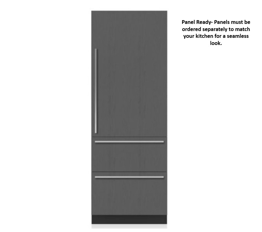 Sub-Zero DET3050RIDR 30″ Designer Panel Ready Refrigerator 30x84x24 – New In Box