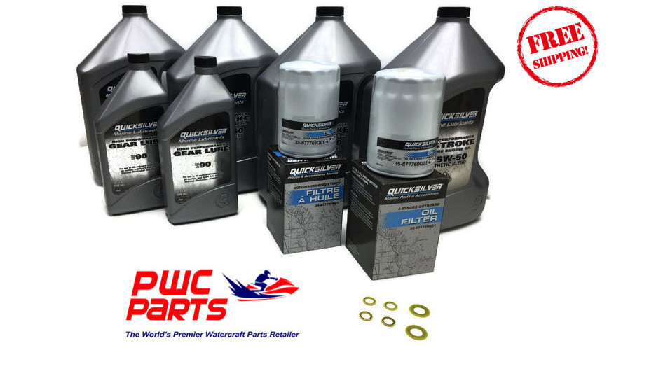 MERCURY VERADO Quicksilver L6 Oil Change Maintenance Kit TWIN 225/250/275/300HP
