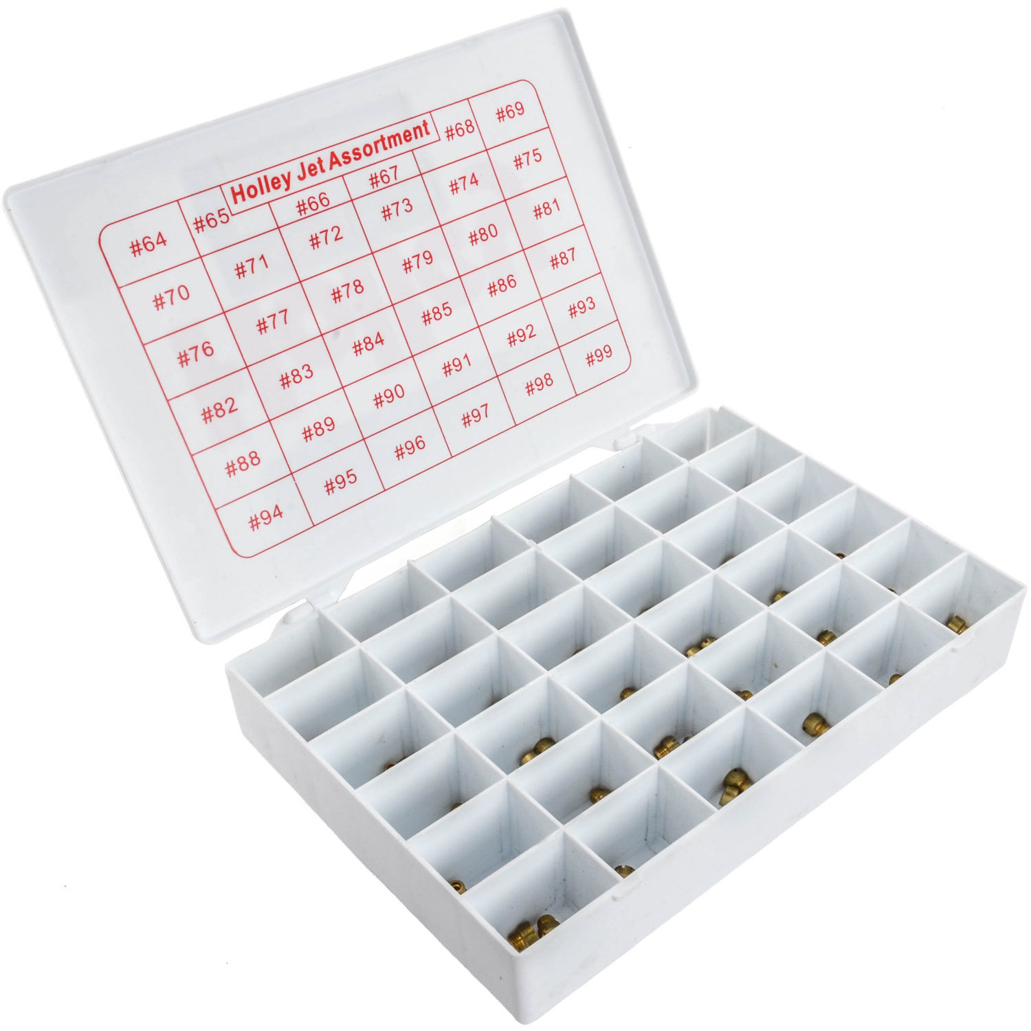 Holley 36-181 4150 4160 4500 Brass Carburetor Carb Jets Kit 2 Each Sizes 64-99