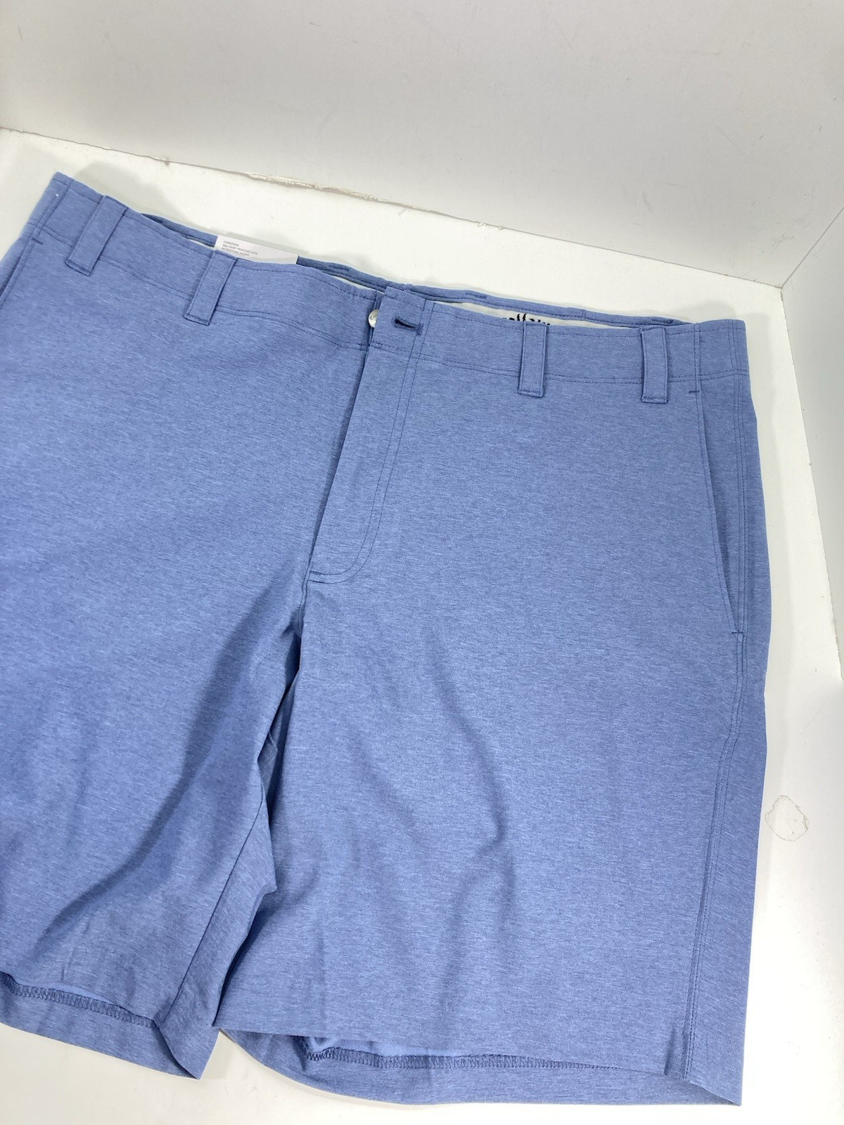 Callaway Performance Golf Shorts Men Size 40X10 Blue Flat Front Stretch NWT