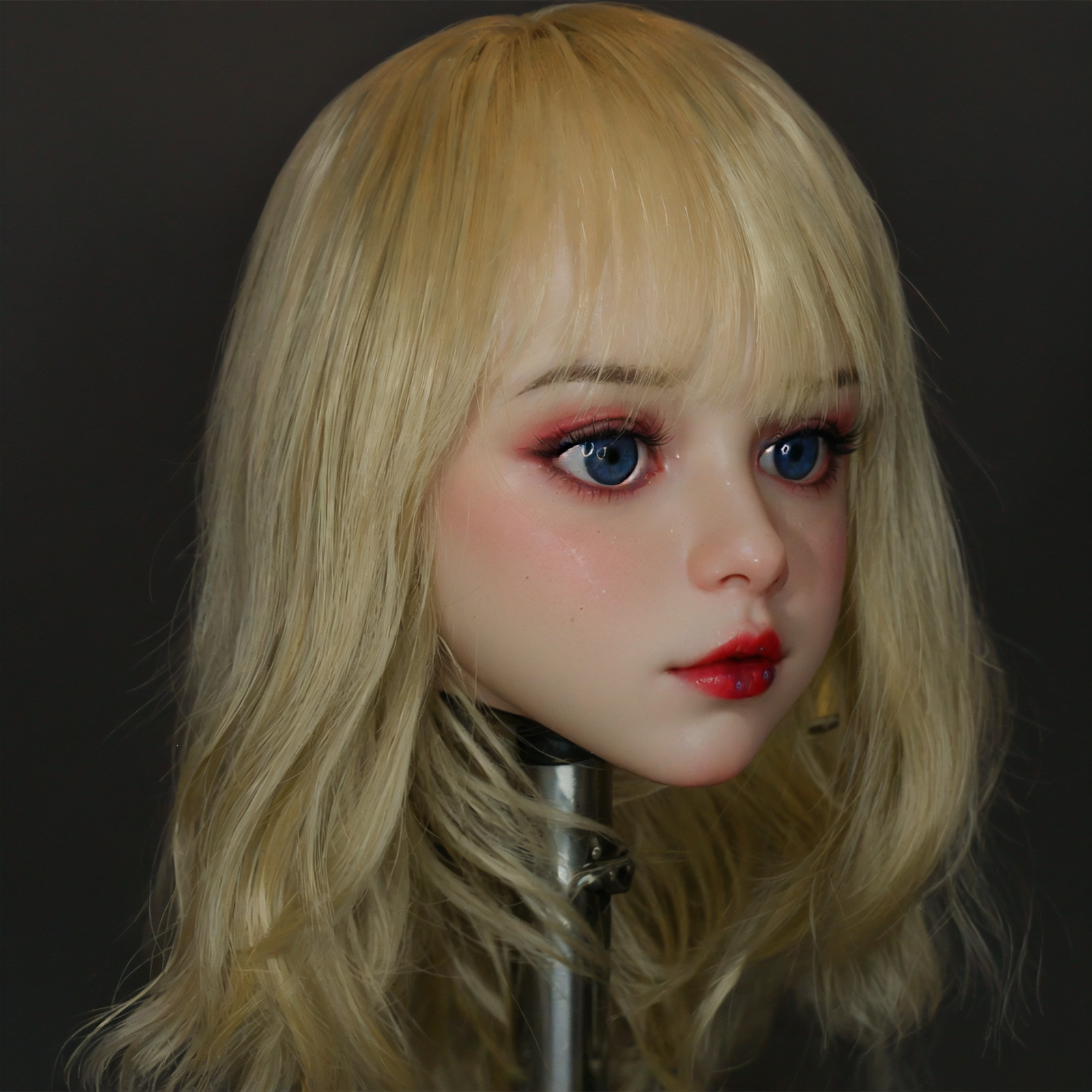1:1 Realistic Adult Dummy Head | M16 Screw | With Hairpiece