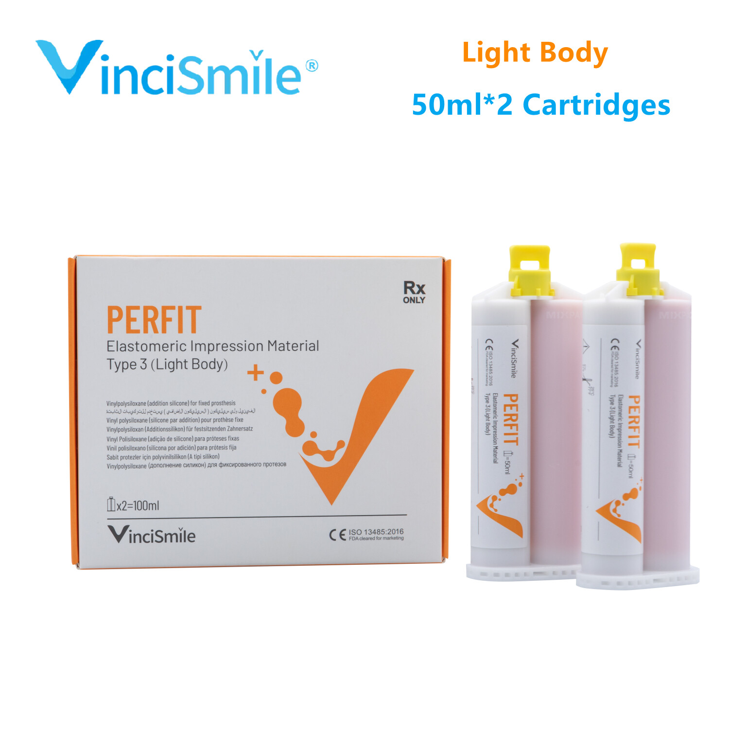 VPS Dental Impression Material Putty Heavy/Regular/Light Body-Fast/Normal Set