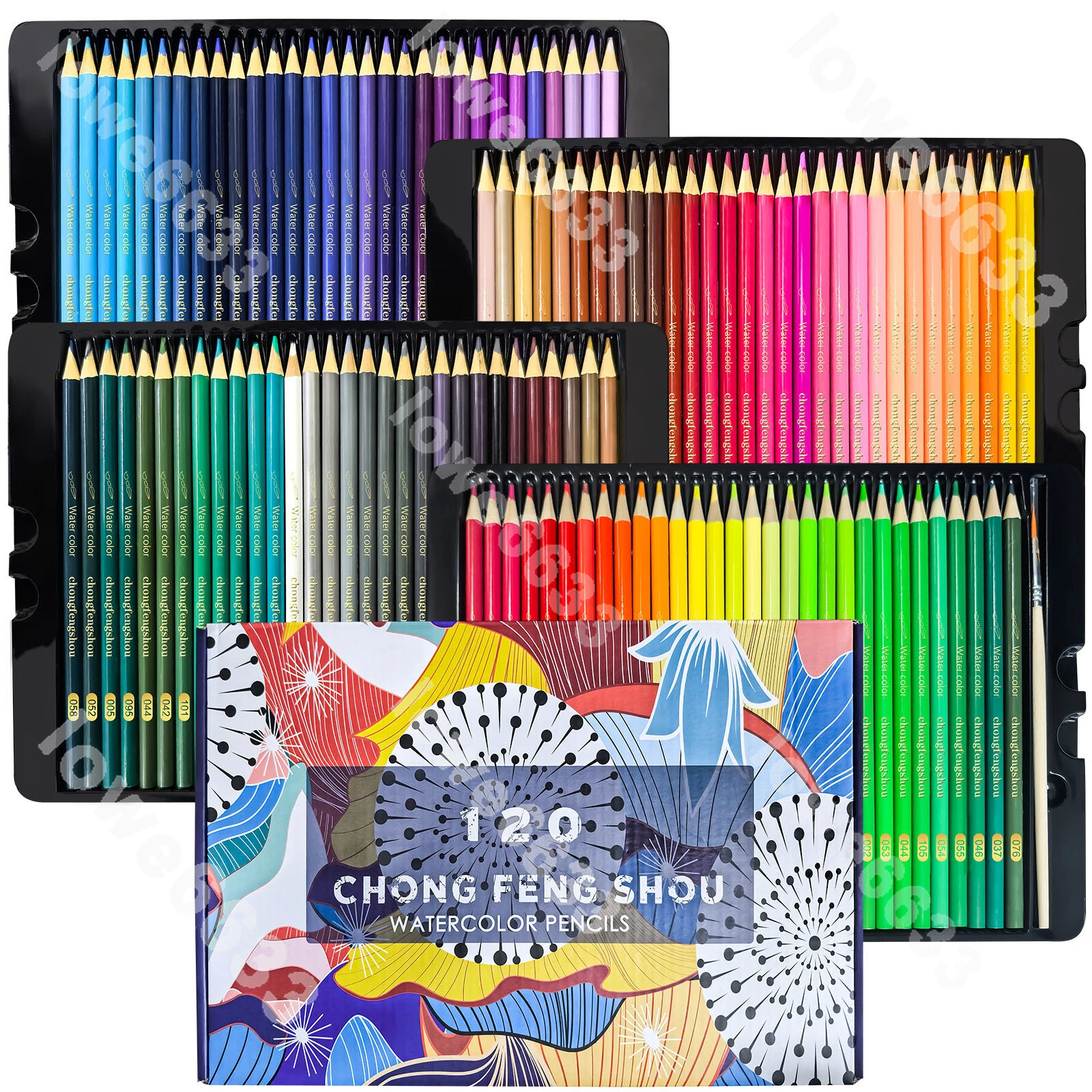 120 Color Premium Art Drawing Pencils for Adults Coloring Books Soft Core NEW