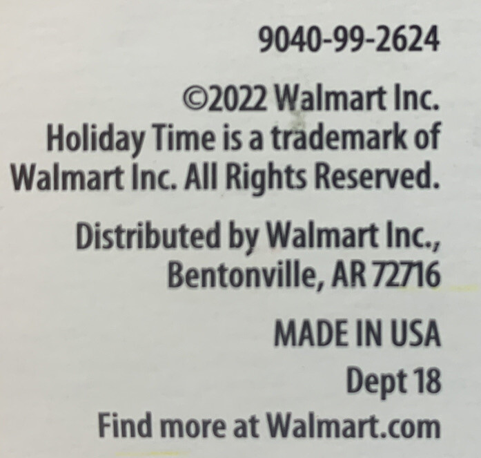 Holiday Time Light Clips All-Purpose Christmas Light Hooks 100 Clips Per Box New