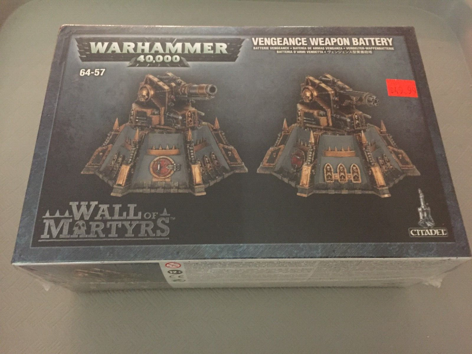 Warhammer 40k Wall Of Martyrs VENGEANCE WEAPON BATTERY - New In Box - Rare OOP