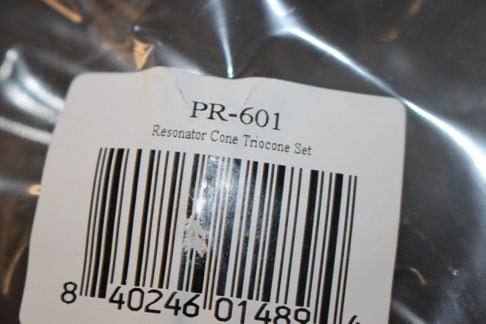 Recording King PR-601 Resonator Tri-Cone Cone set, New 5.75" wide