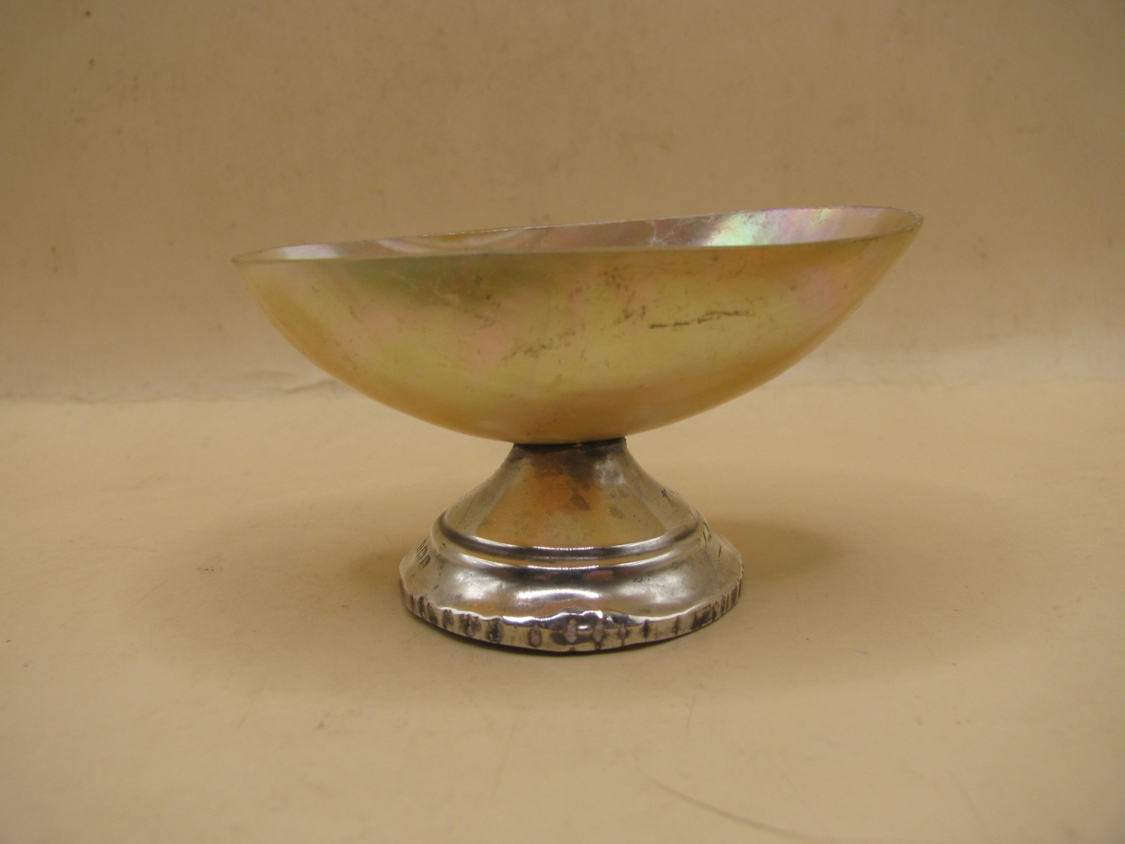 Birmingham 1907 Sterling Silver & Mother Of Pearl Caviar Bowl