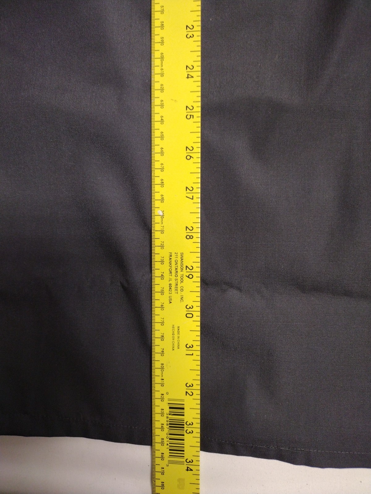 Happy Chef Black Grey 2XL Double Breasted Chefs Coat NWT snap button