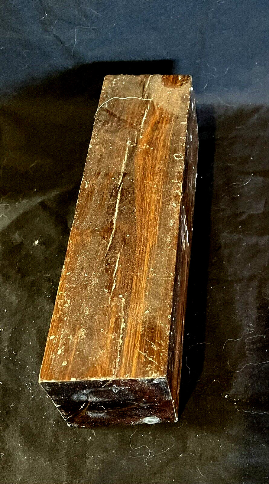 1 Real Lignum Vitae 1.5x1.5x6 Guaiacum Cracked Wood Bossing Mallets Tools Handle