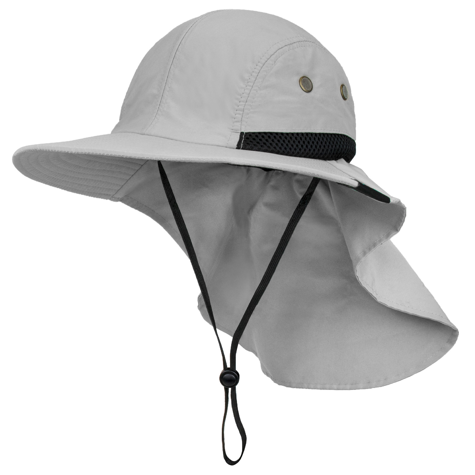 Wide Brim Sun Hat UV Protection Bucket Cap for Hiking Camping Fishing Safari Men