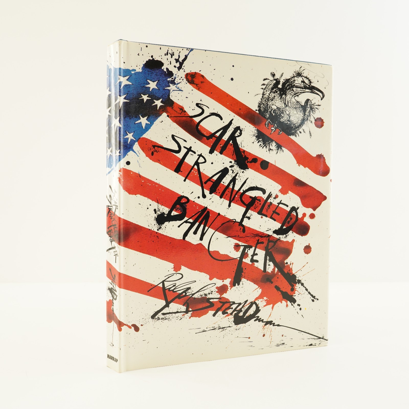 Ralph Steadman Signed Scar Strangled Banger First Edition 1987 Harrap Illustrate