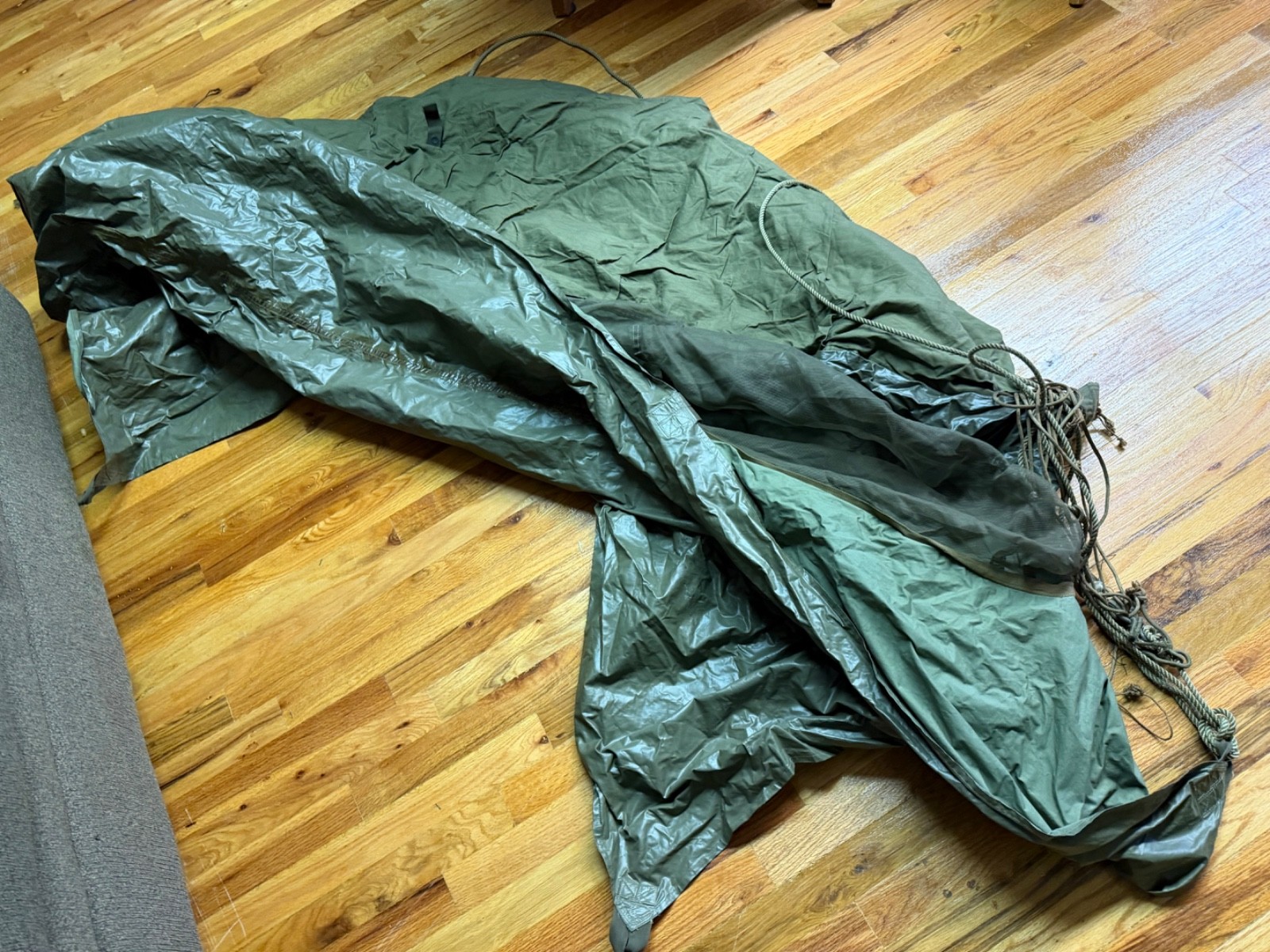 ORIGINAL WWII US ARMY INFANTRY JUNGLE HAMMOCK -