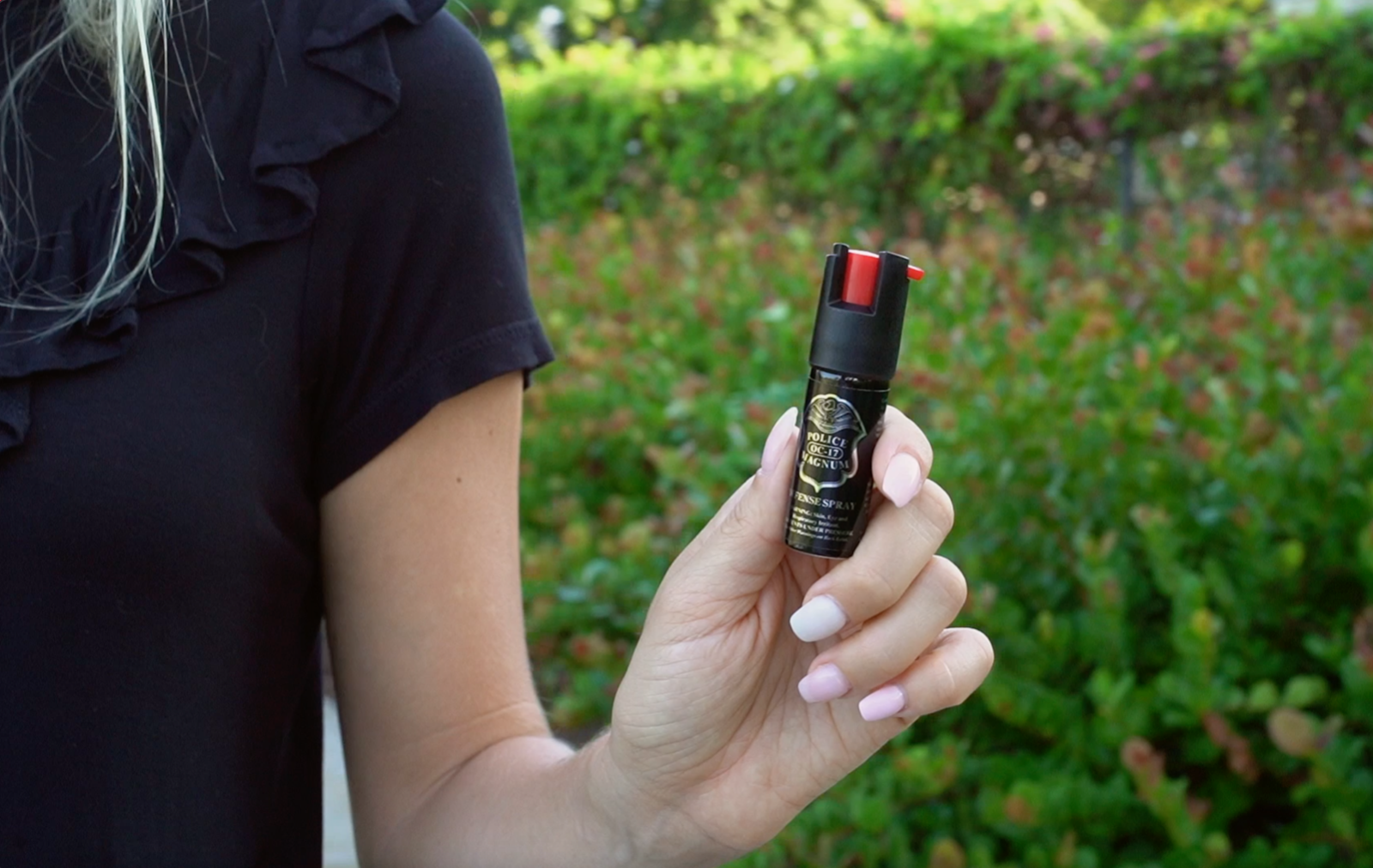 Lot of 6 Police Magnum pepper spray 1/2oz unit safety lock self defense security