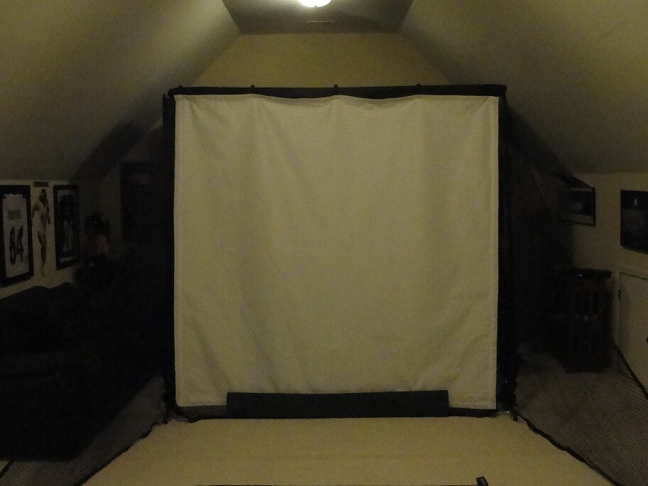 Ultimate Golf Net Frame with Ball Return 93 x 89**SKYTRAK**OPTISHOT*NET RETURN*